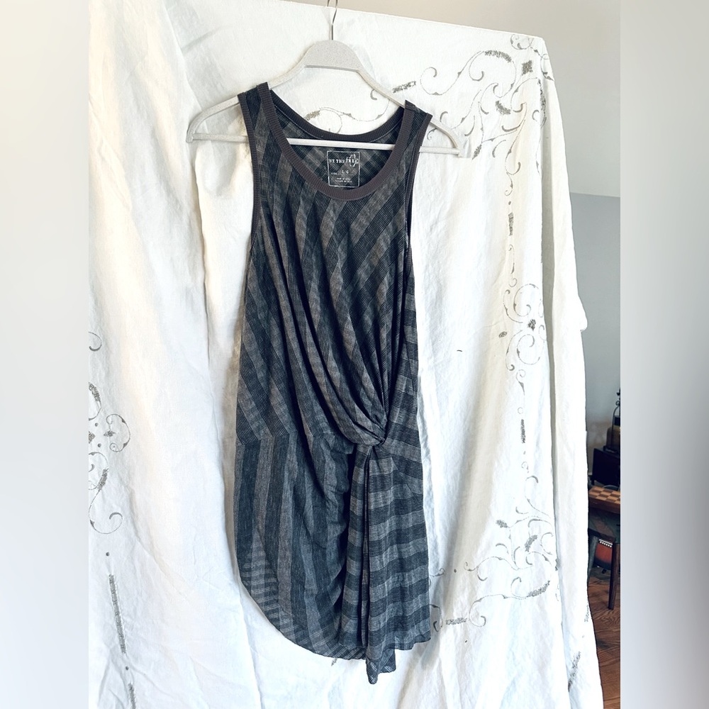 WE THE FREE PEOPLE TANK DRESS TAN / BROWN  Large